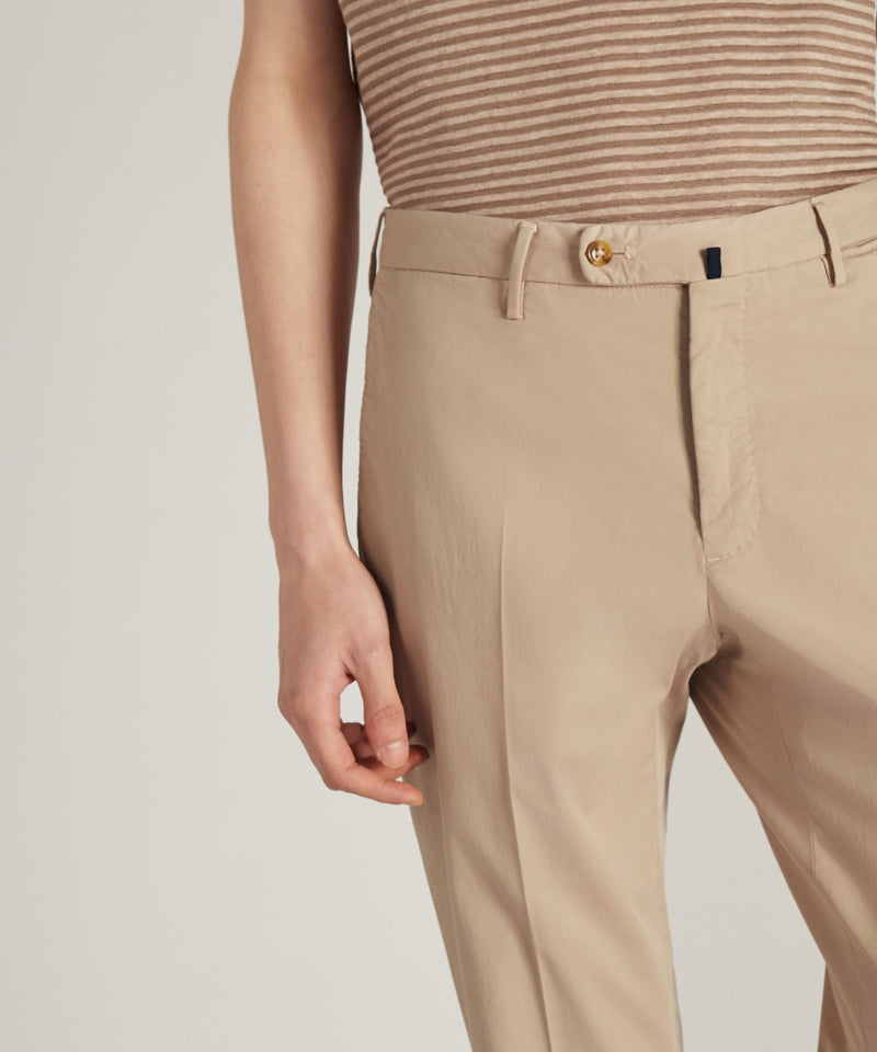 Slowear Pantalone slim fit in cotone certificato Royal Batavia Presa
