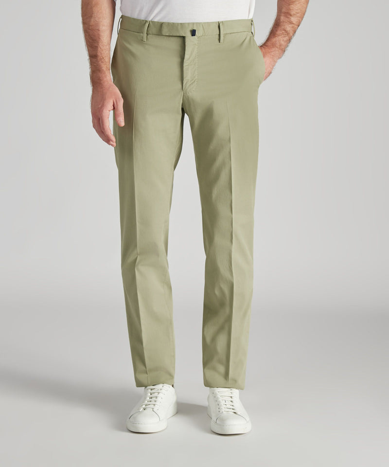 Slowear Pantalone slim fit in cotone certificato Royal Batavia Sconto