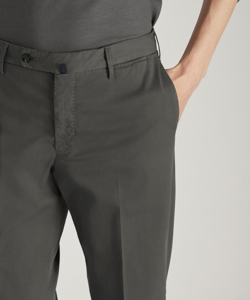 Slowear Pantalone regular fit in cotone certificato Royal Batavia Economico