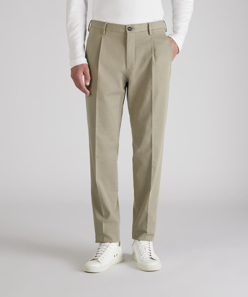Slowear Pantalone tapered fit in cotone Saldi