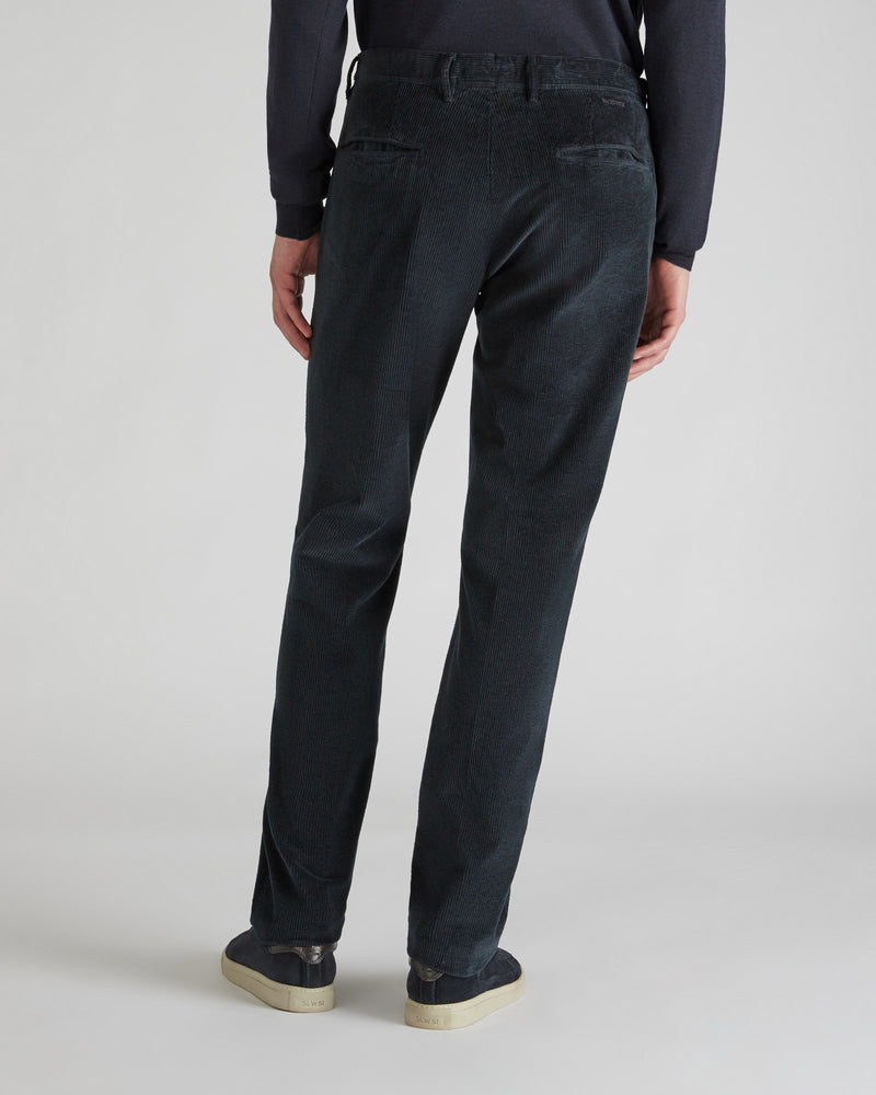 Slowear Pantalone slim fit in velluto Nuova