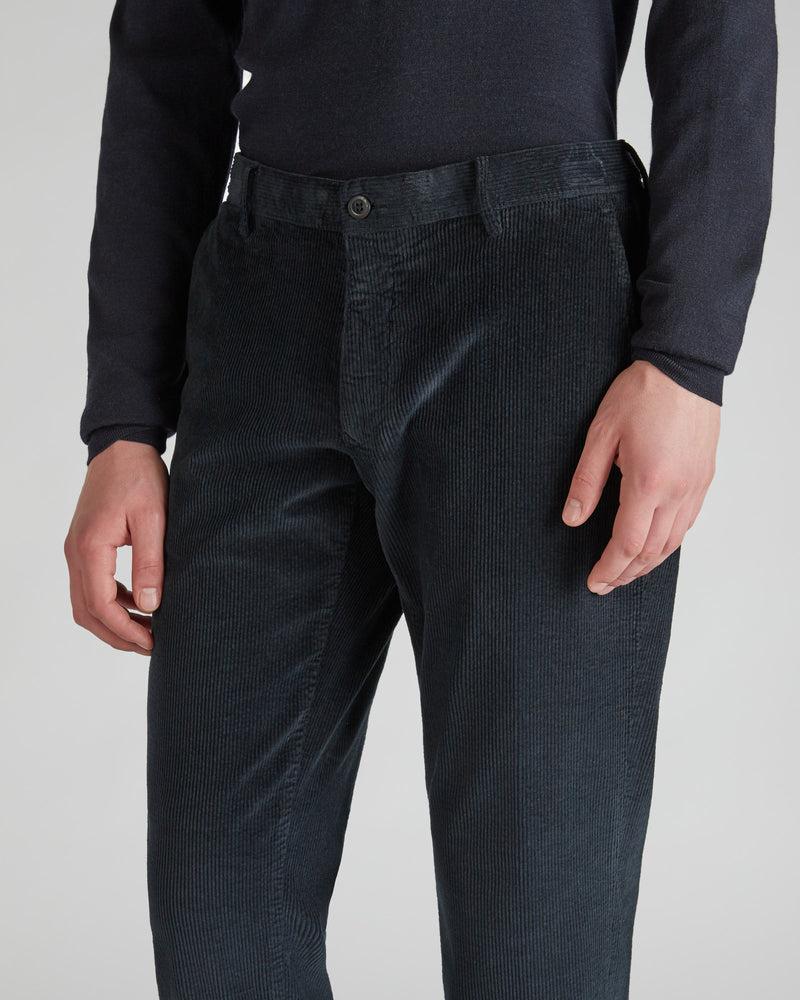 Slowear Pantalone slim fit in velluto Nuova