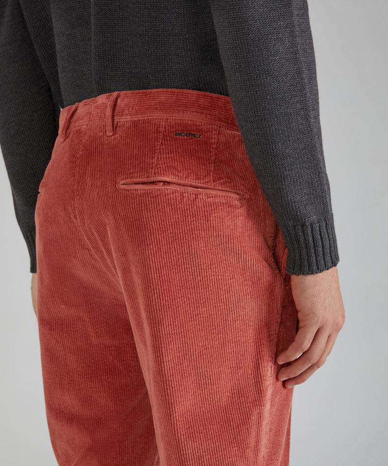 Slowear Pantalone slim fit in velluto Moda