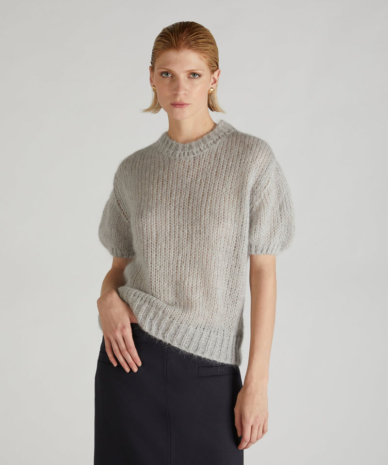 Slowear Girocollo in Mohair e Alpaca In Linea