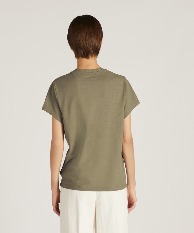 Slowear T-shirt regular fit in IceCotton organico Shopping Online
