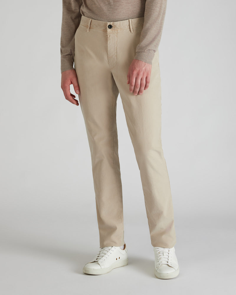 Slowear Pantalone slim fit in Tricochino Vendita Economica