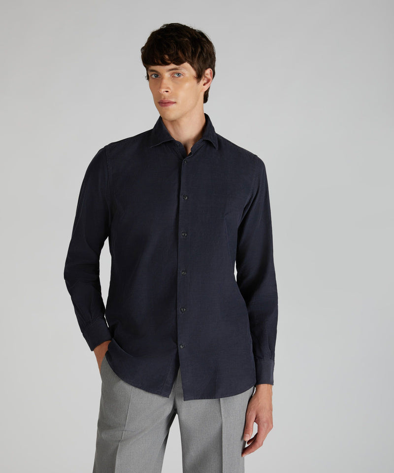 Slowear Camicia slim fit in velluto 2025
