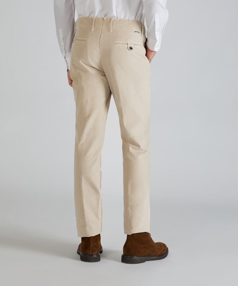 Slowear Pantalone slim fit in tricochino In Linea