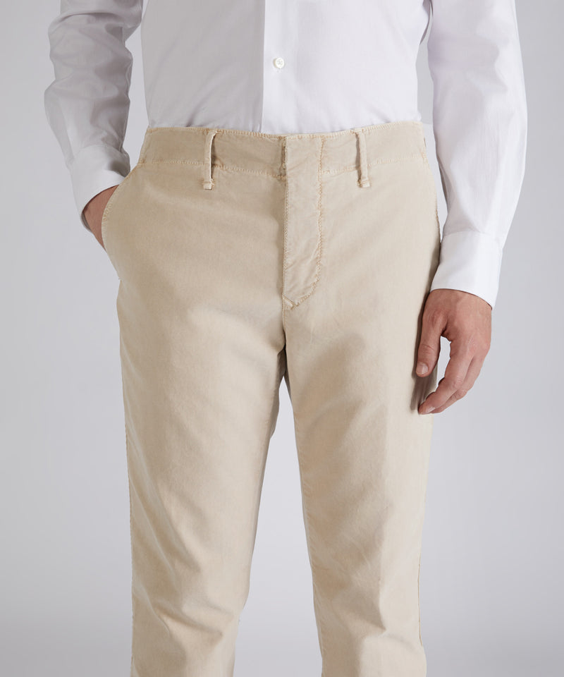 Slowear Pantalone slim fit in tricochino In Linea