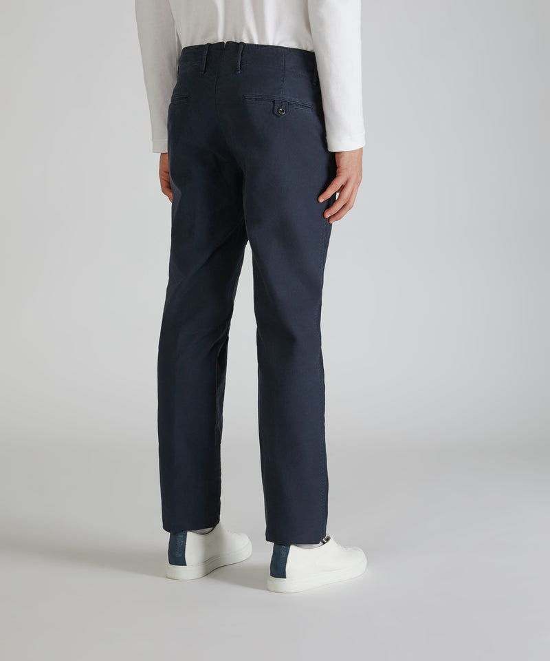 Slowear Pantalone slim fit in tricochino Qualità