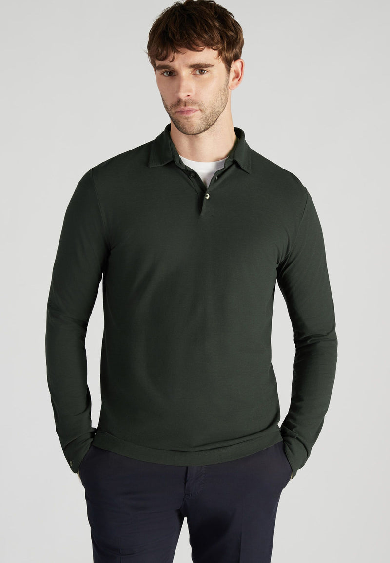 Slowear Polo slim fit in IceCotton organico Sottocosto