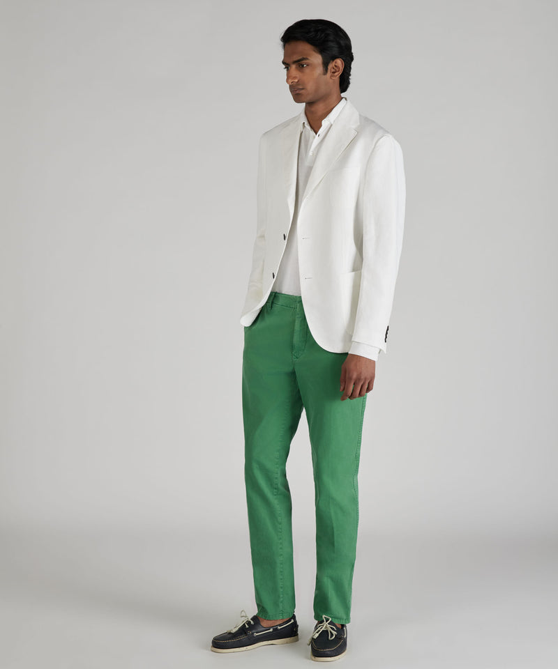 Slowear Pantalone slim fit in gabardina stretch certificata Vendite Flash