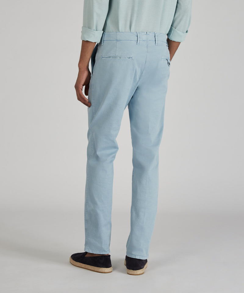 Slowear Pantalone slim fit in gabardina stretch certificata Nuova