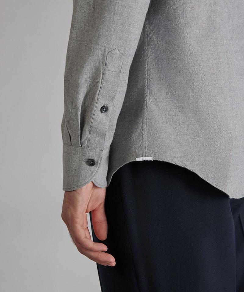 Slowear Camicia regular fit in flanella In Linea