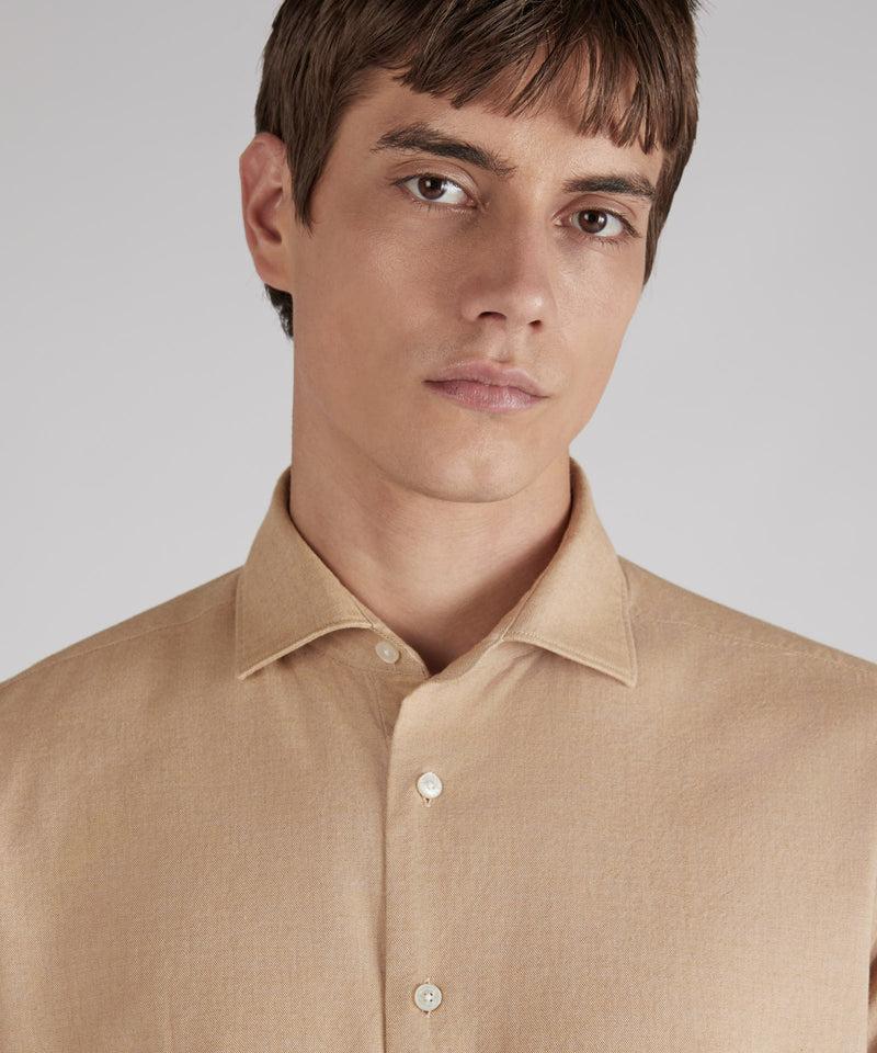 Slowear Camicia regular fit in flanella Vendita Economica