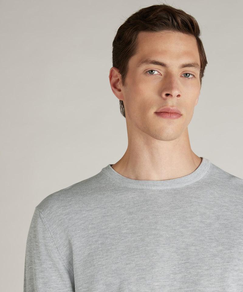 Slowear Girocollo slim fit in cotone crêpe certificato Promozione Limitata