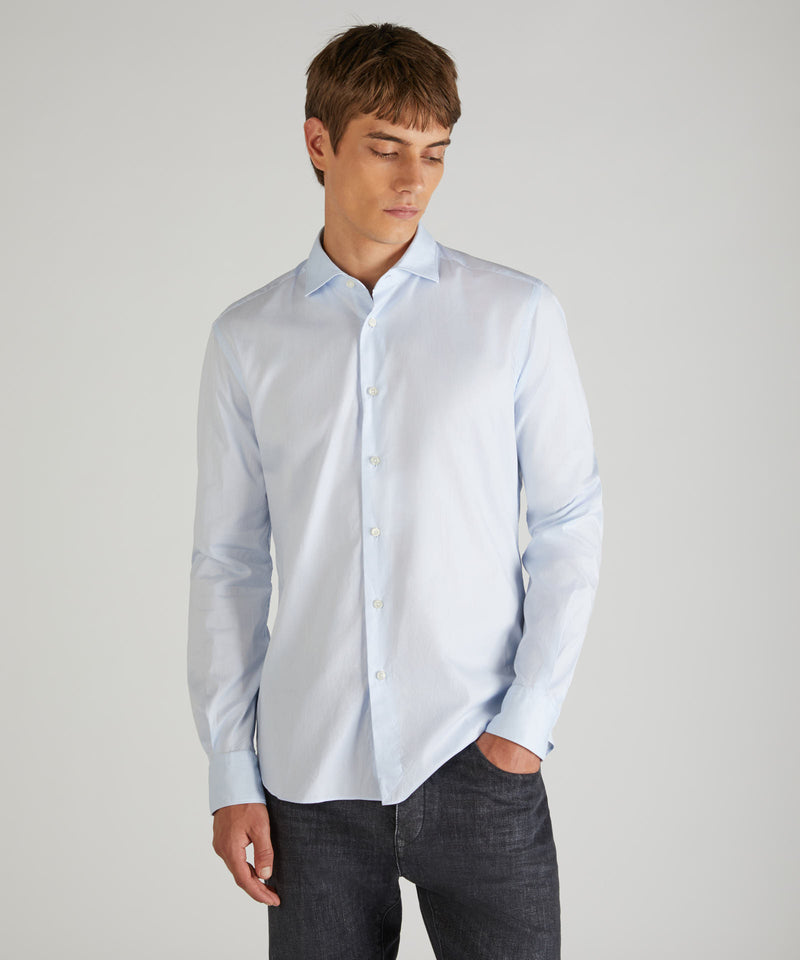 Slowear Camicia slim fit in cotone Oxford Presa
