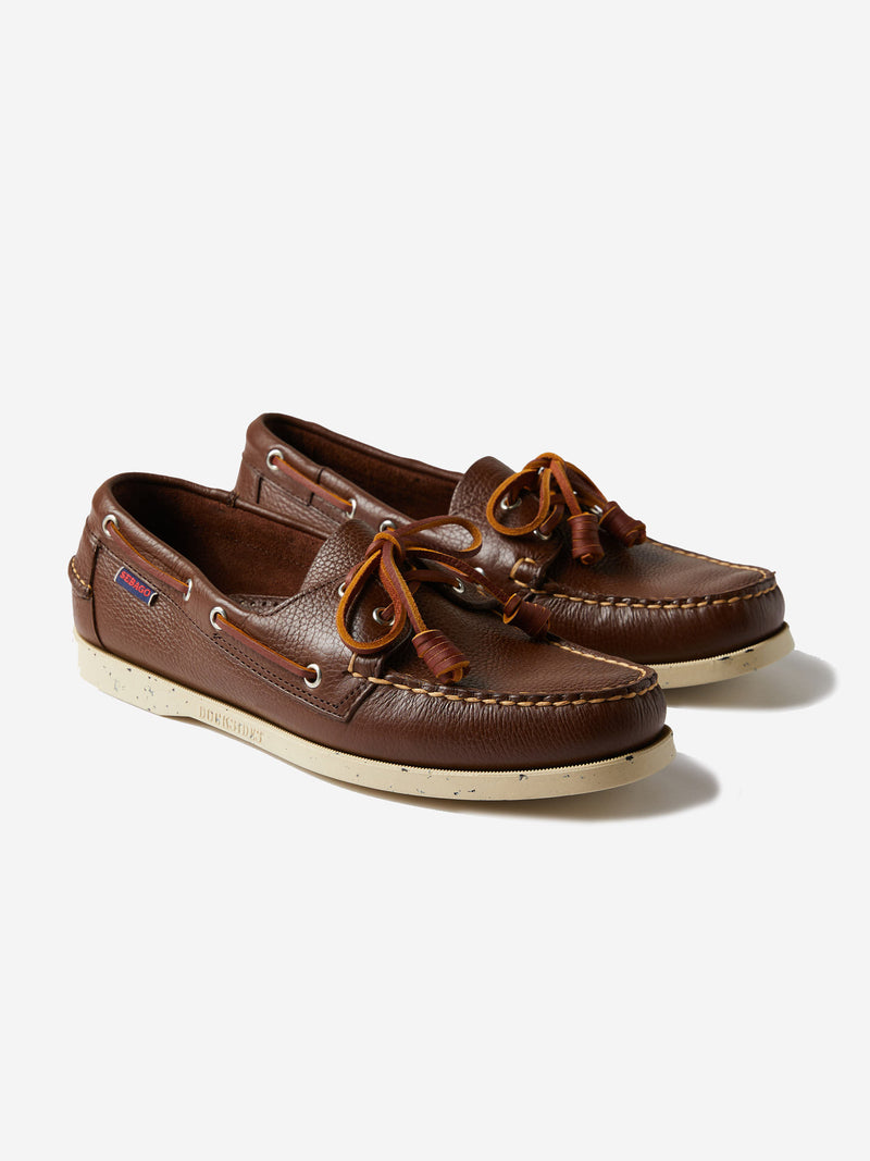 Slowear Scarpa da barca in pelle martellata