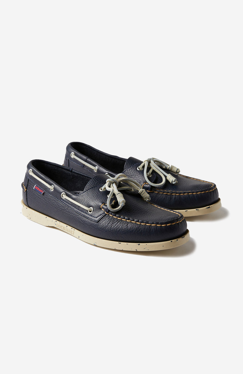 Slowear Scarpa da barca in pelle martellata