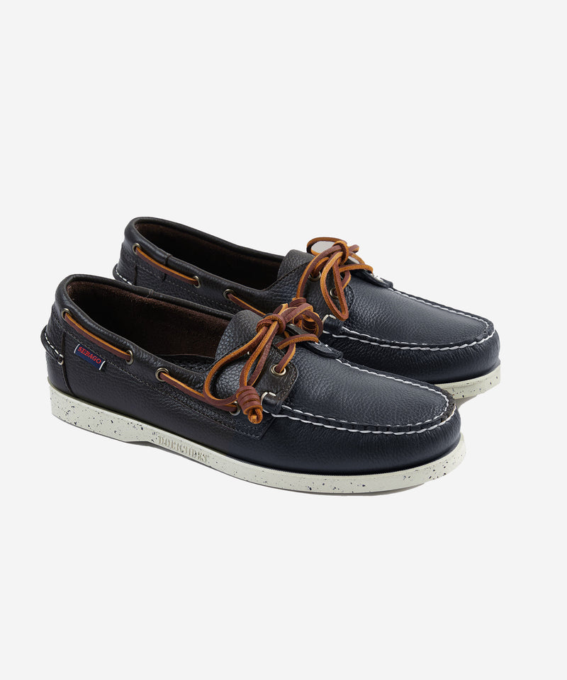 Slowear Scarpa da barca in pelle martellata