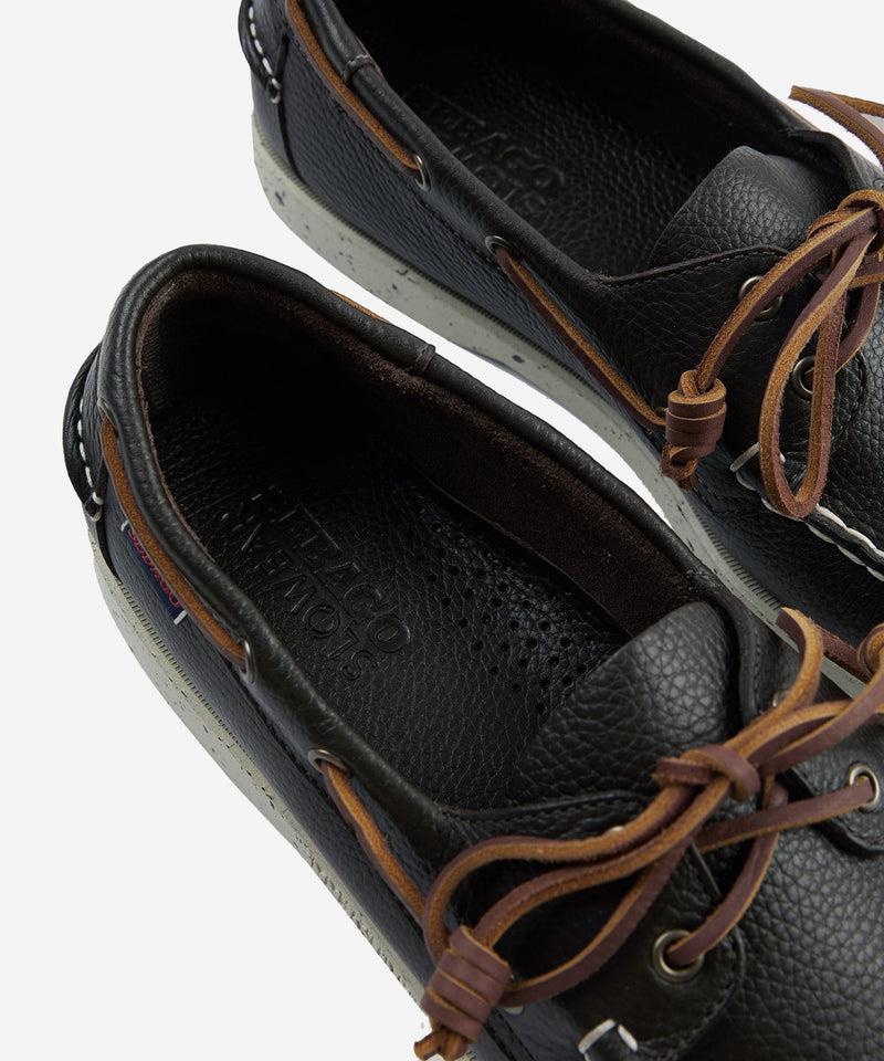 Slowear Scarpa da barca in pelle martellata Outlet