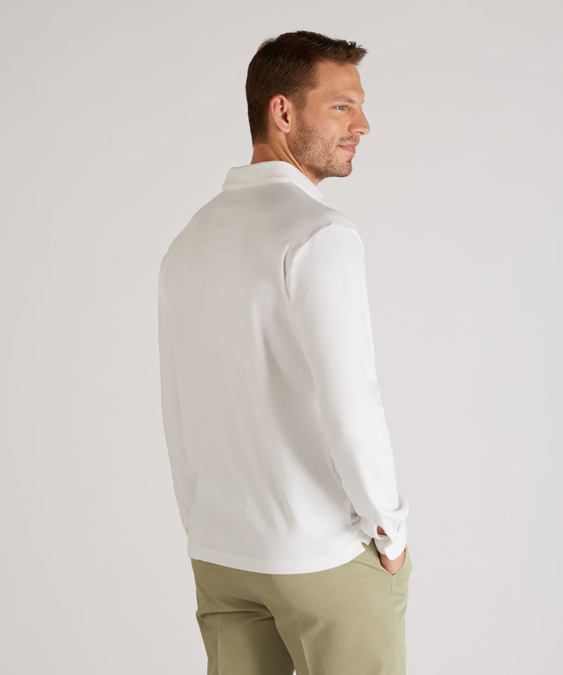 Slowear Polo slim fit in cotone Interlock certificato In Vendita