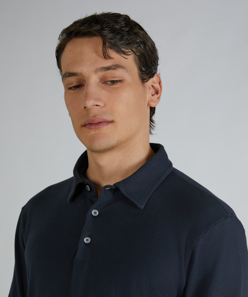 Slowear Polo slim fit in Interlock Vendita Calda