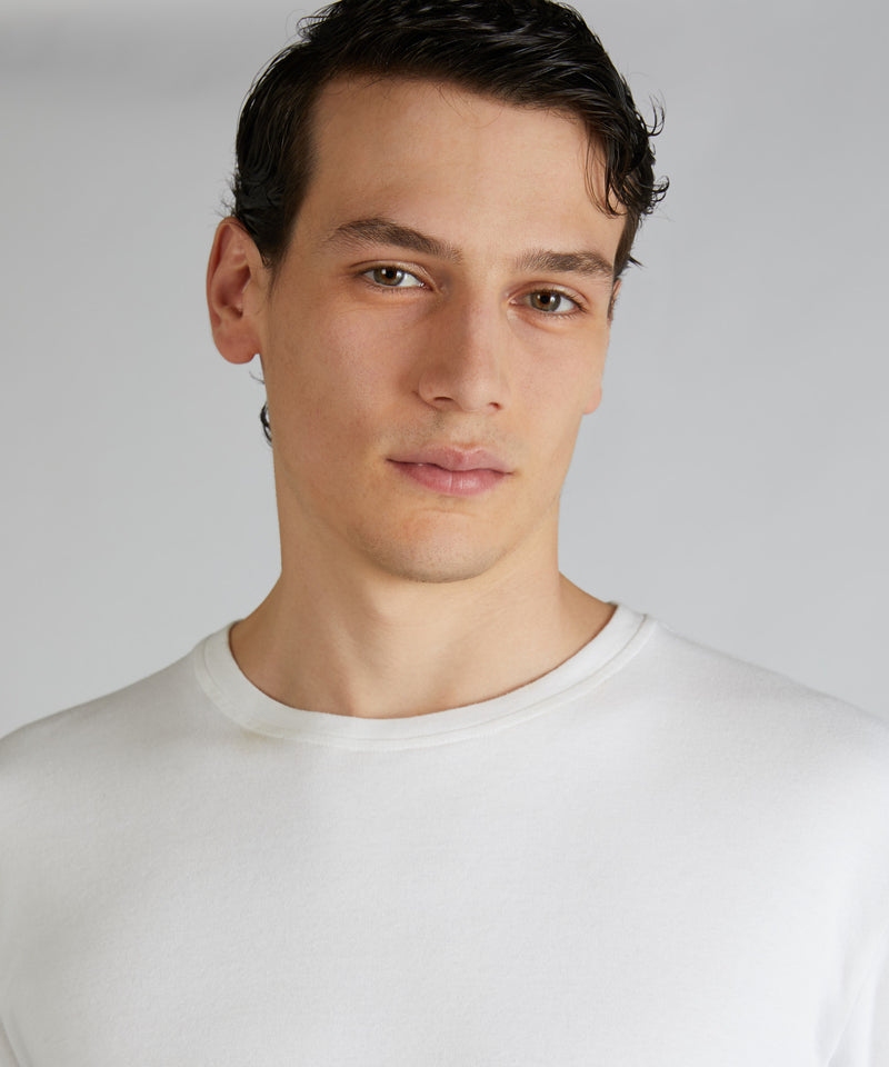 Slowear T-shirt slim fit in Interlock Economico