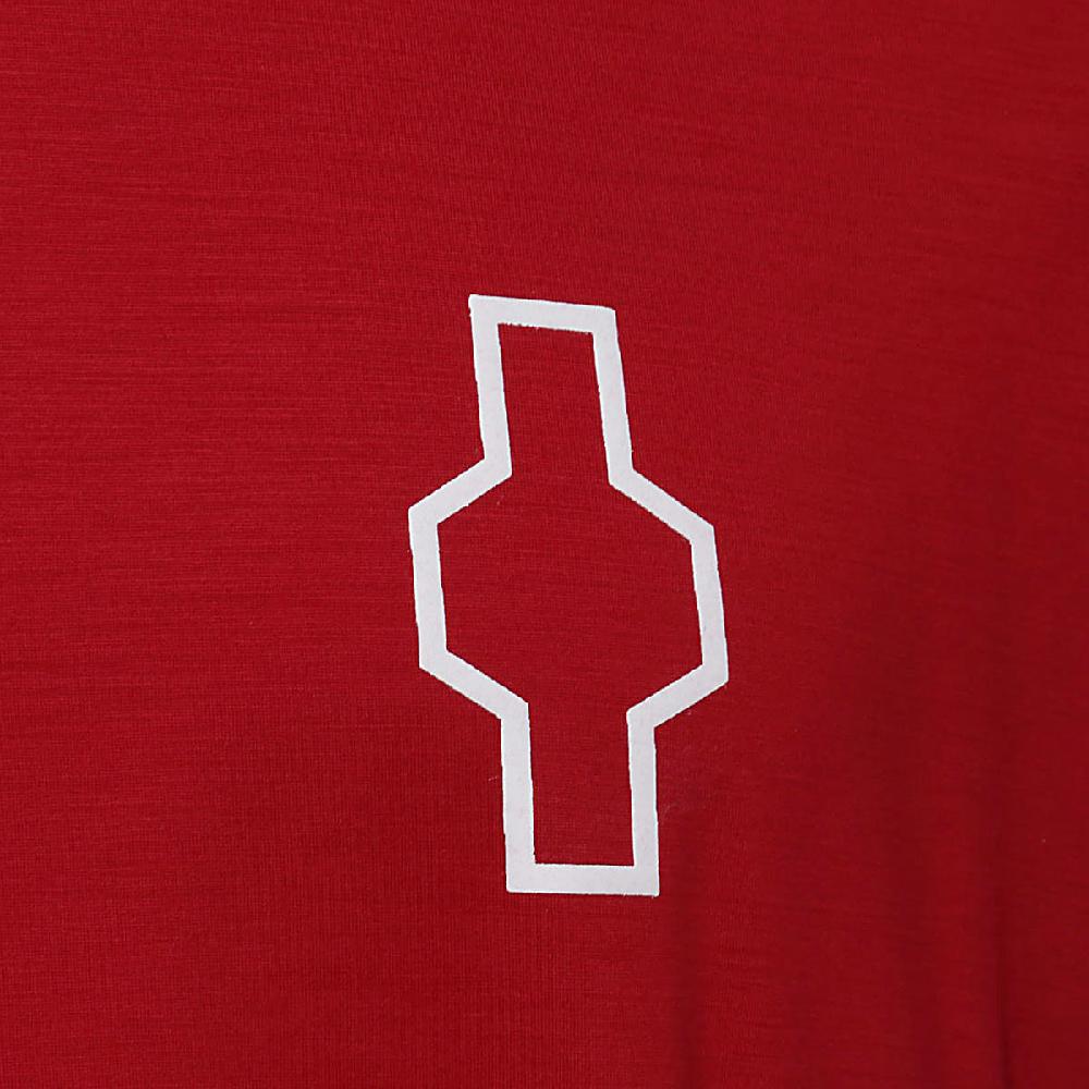 Stories Milano T-SHIRT 100% ZQ MERINO WOOL – RED In Saldo
