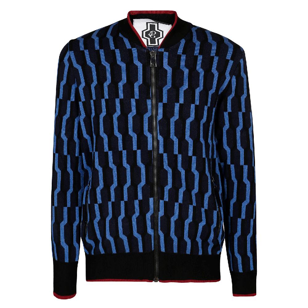 Stories Milano BOMBER ZIP – MONOGRAM OBSESSION – OCEAN Acquista Ora