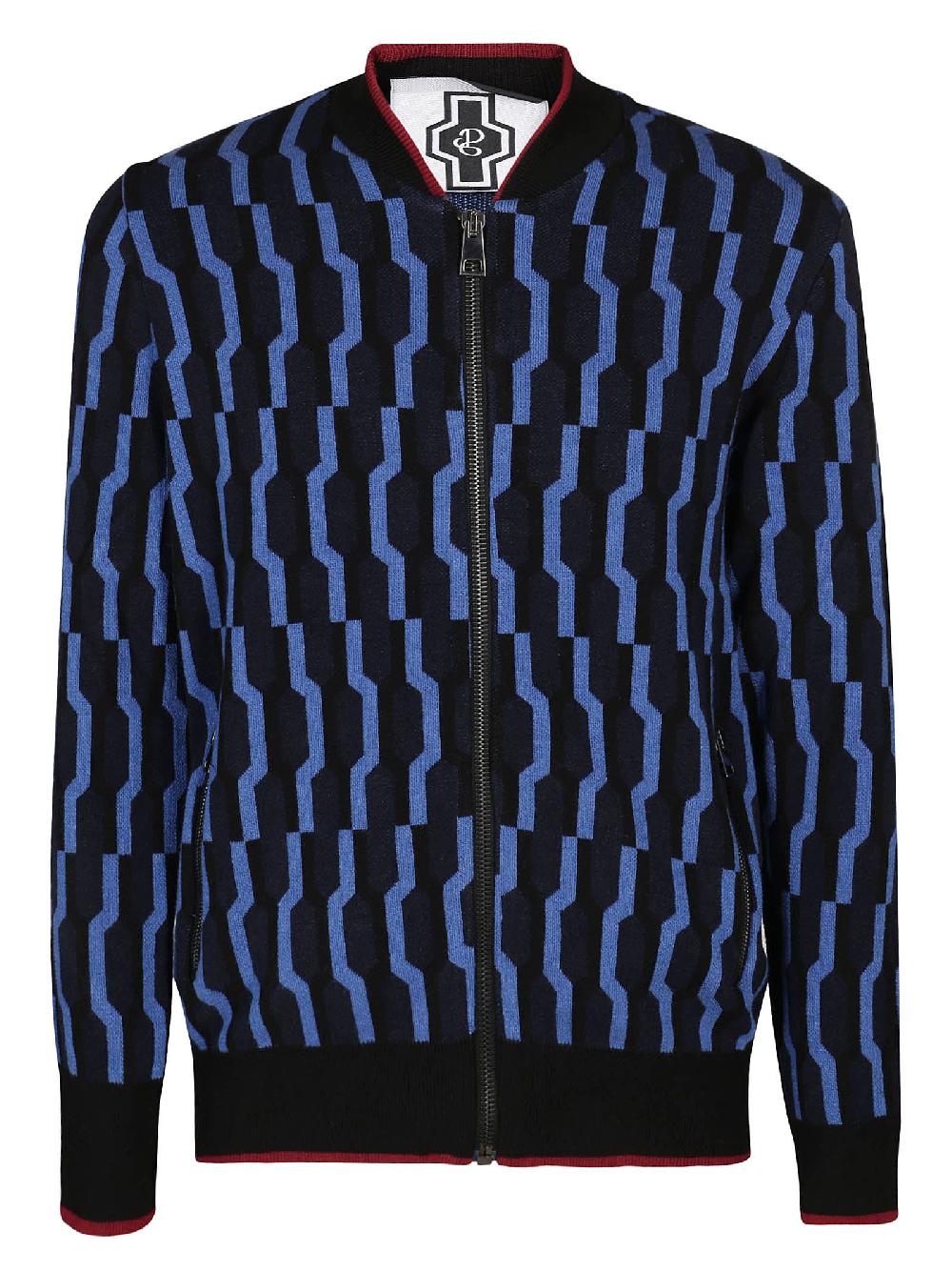 Stories Milano BOMBER ZIP – MONOGRAM OBSESSION – OCEAN Acquista Ora