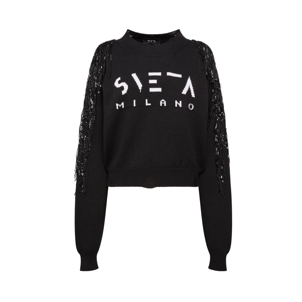 Sveta Milano Maglione Elena con logo Sveta Milano