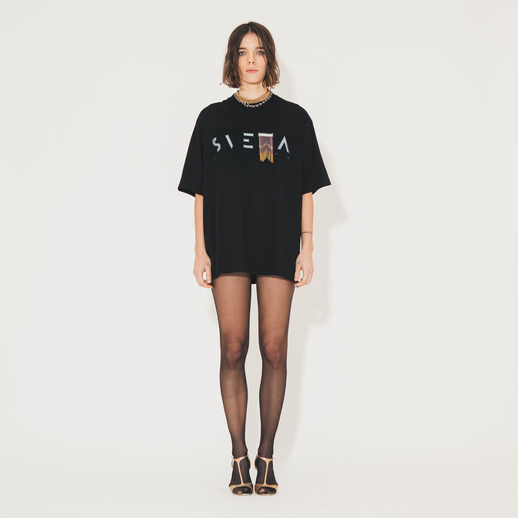 Sveta Milano T-shirt in jersey di cotone Eva Spedizione Gratuita