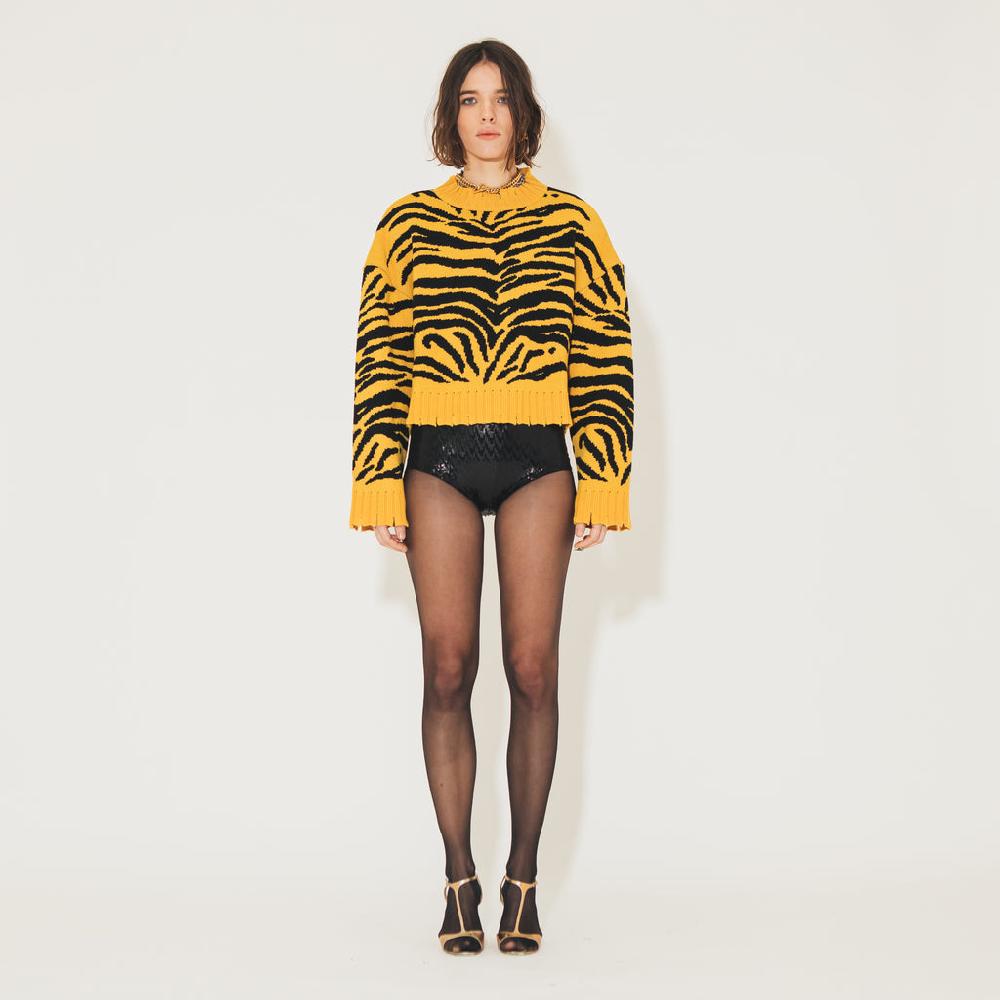 Sveta Milano Maglione a girocollo Martine con effetto vissuto Moda