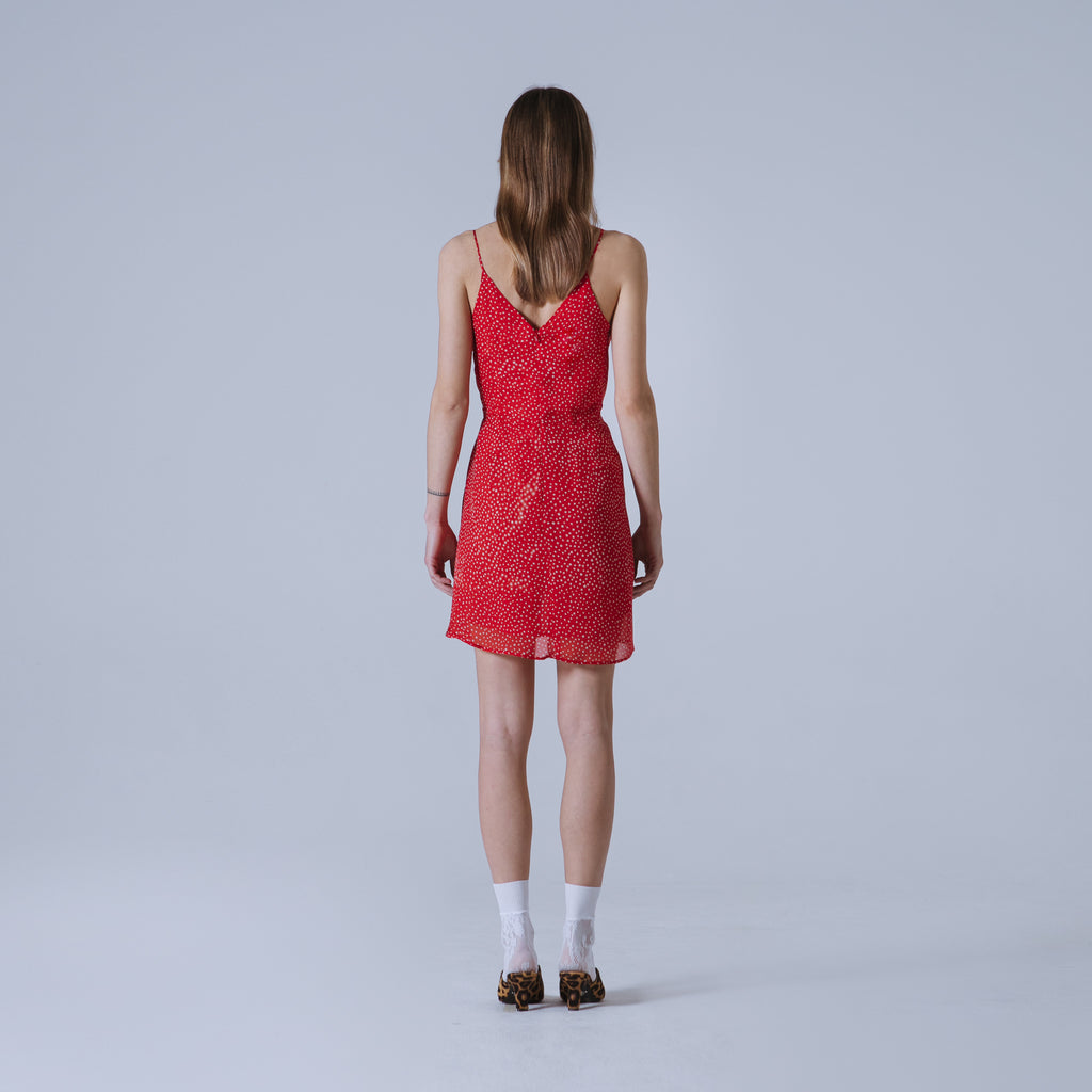 Sveta Milano Abito corto Nancy in georgette di seta | Limited Edition Qualità