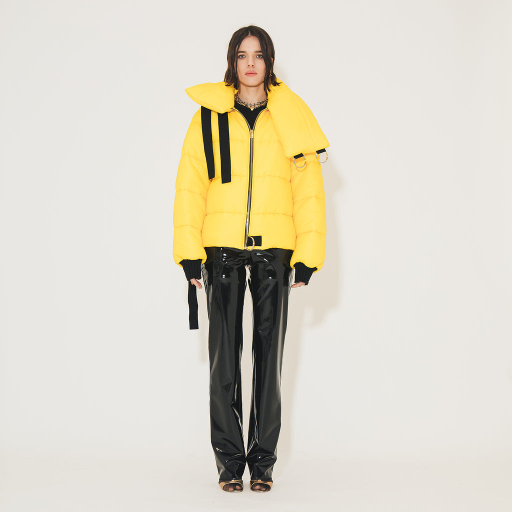 Sveta Milano Piumino corto giallo Oregon Sconto