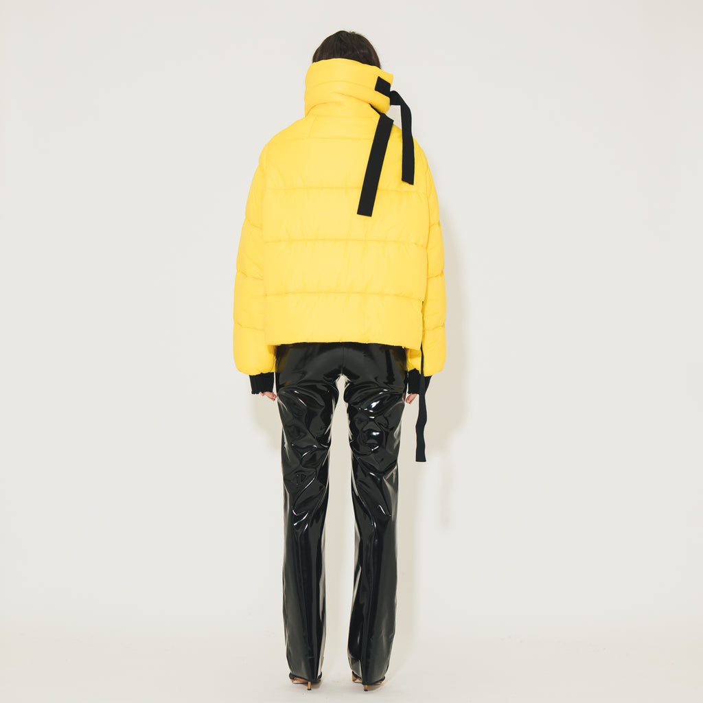 Sveta Milano Piumino corto giallo Oregon Sconto