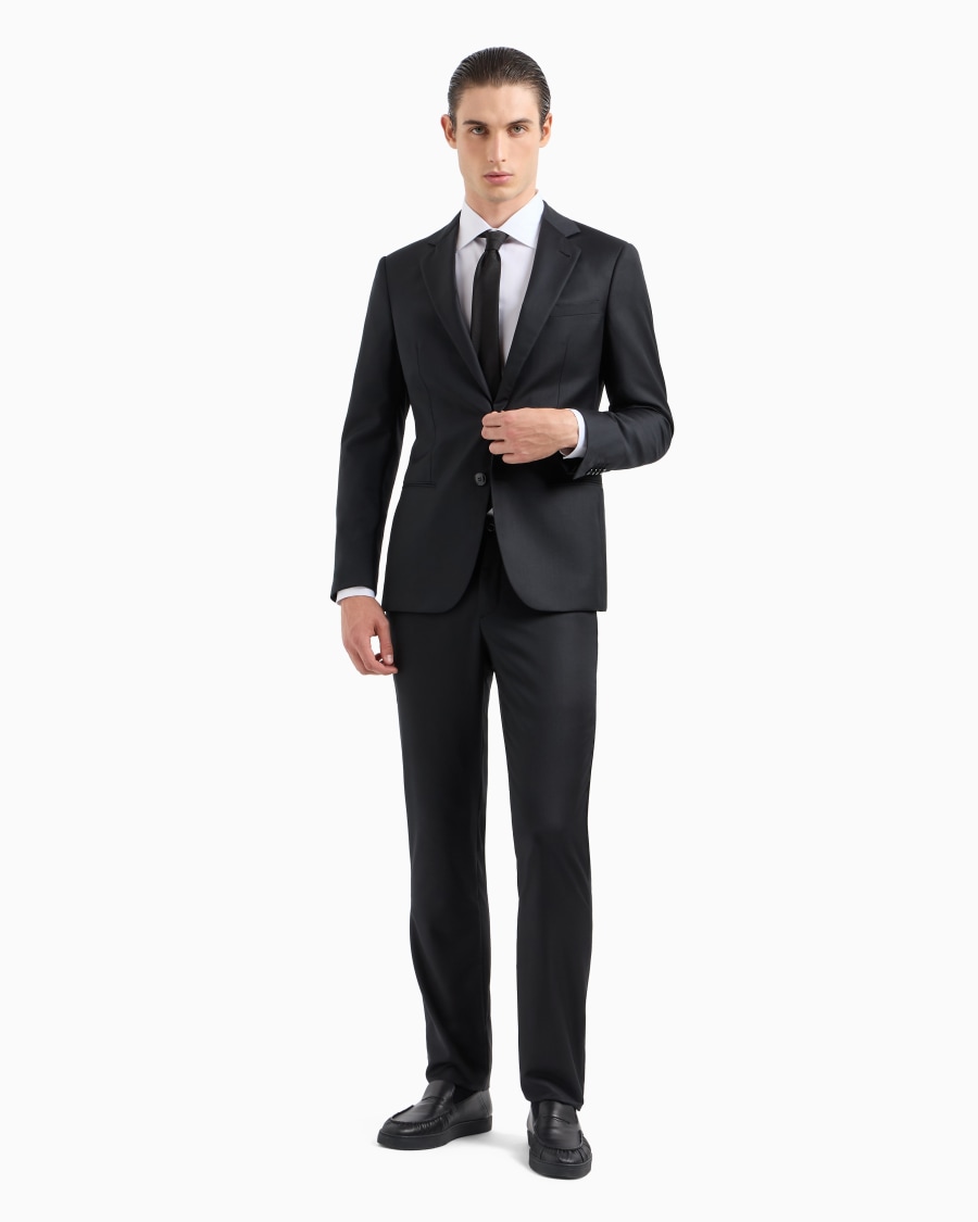 The world of armani CAMICIA CLASSICA REGULAR FIT IN COTONE Online