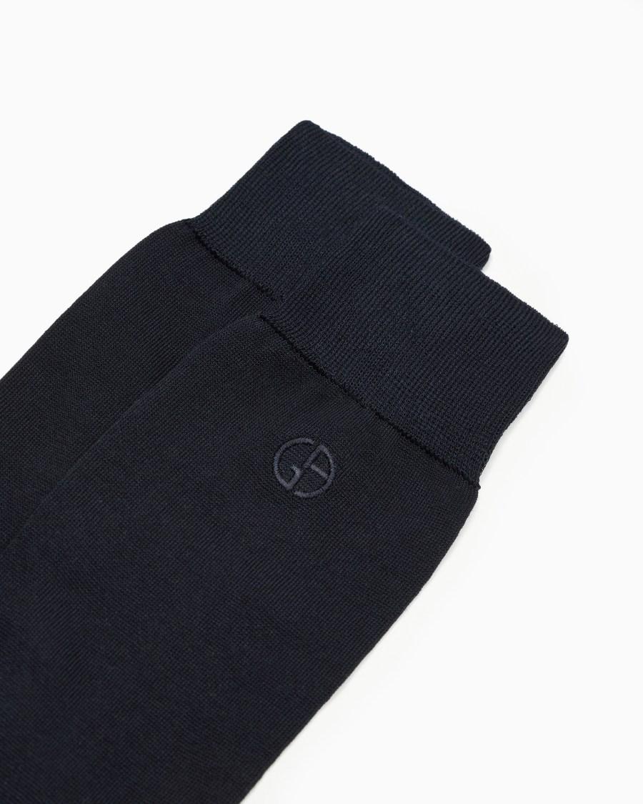 The world of armani CALZE IN FILATO DI PURO COTONE Saldi