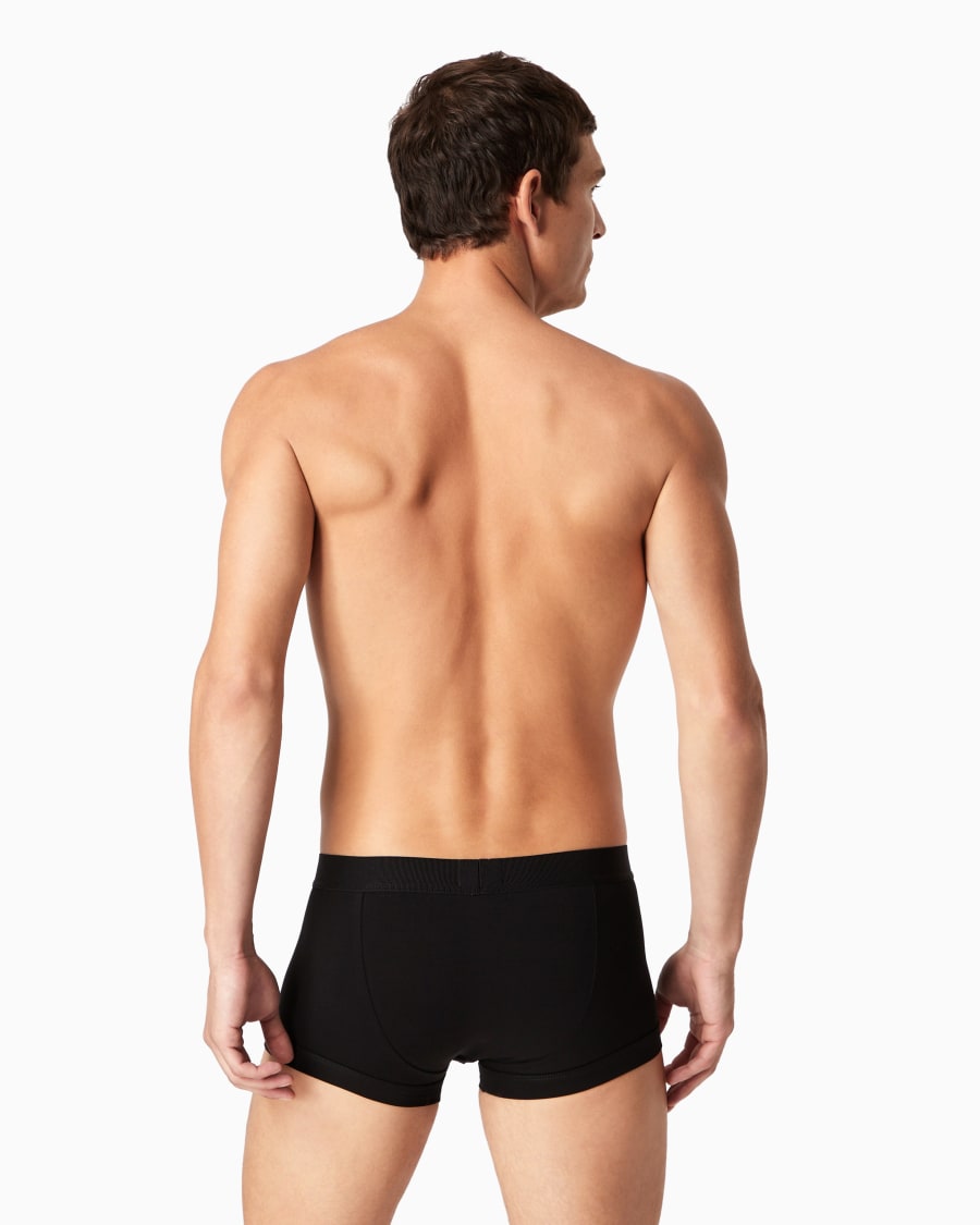 The world of armani PACK DUE BOXER IN COTONE ELASTICIZZATO In Linea