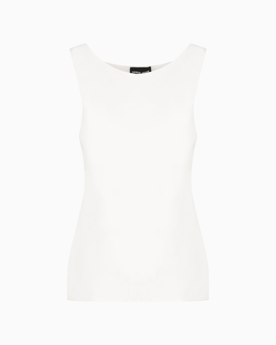 The world of armani TOP IN PURA SETA
