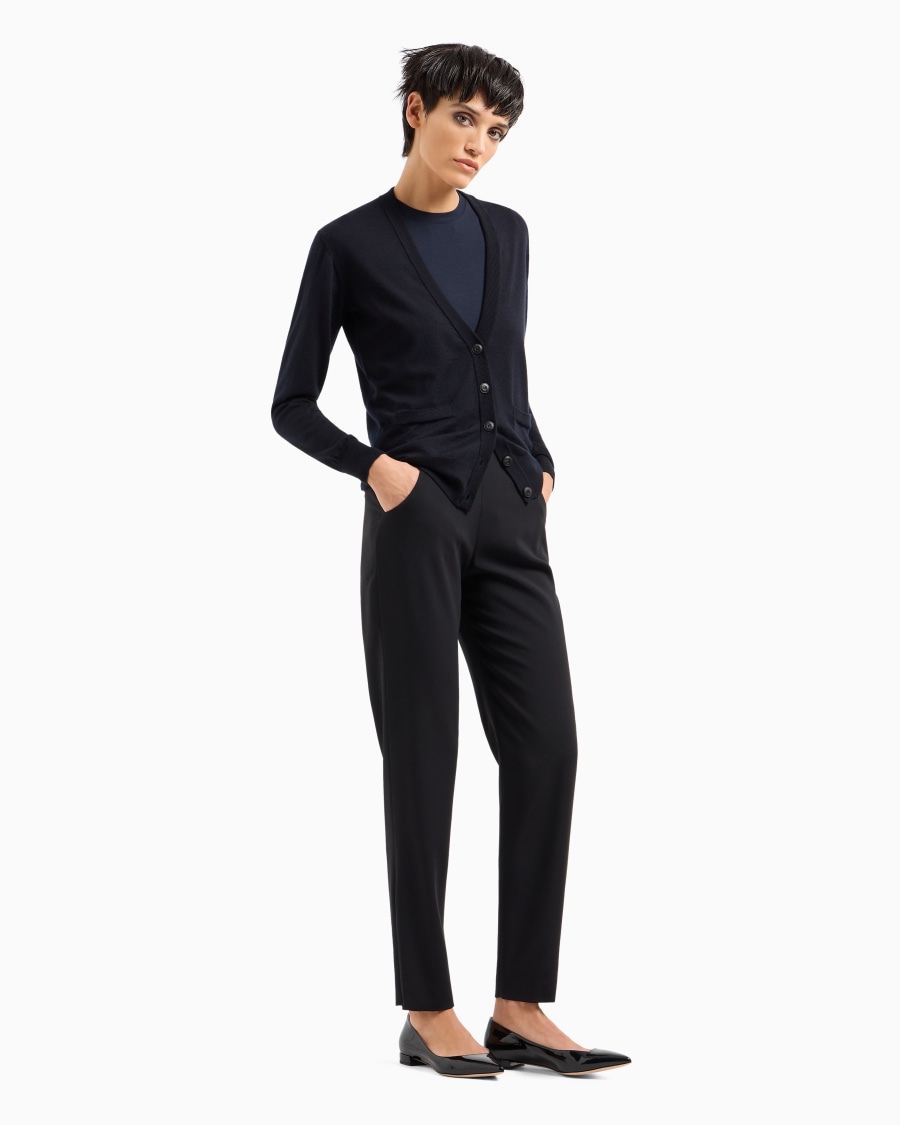 The world of armani T-SHIRT IN JERSEY DI VISCOSA STRETCH Convenienza