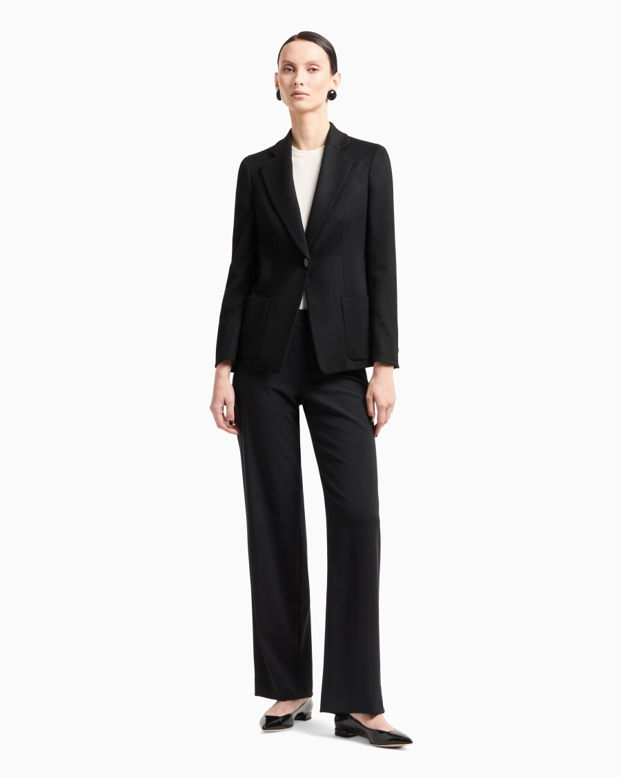 The world of armani T-SHIRT IN PURO CASHMERE Presa