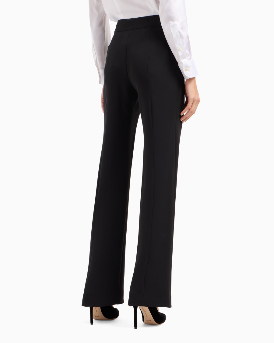 The world of armani PANTALONI AMPI IN SETA Sconto
