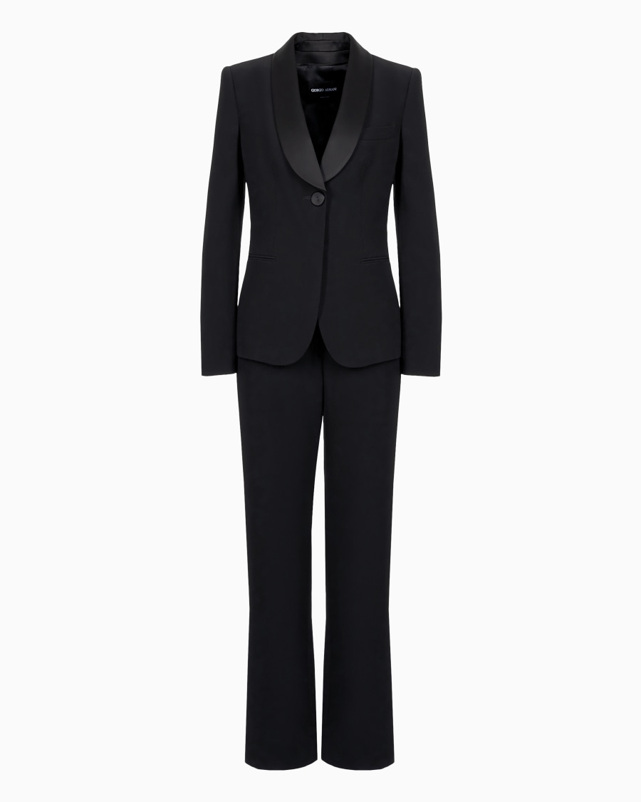 The world of armani TUXEDO IN CREPE DI PURA SETA