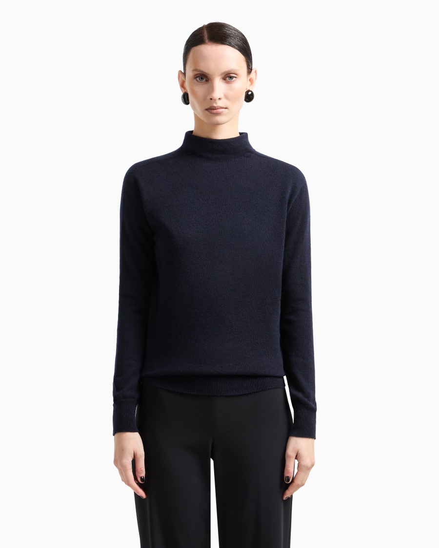 The world of armani MAGLIA LUPETTO IN PURO CASHMERE Outlet