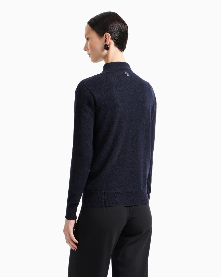 The world of armani MAGLIA LUPETTO IN PURO CASHMERE Outlet
