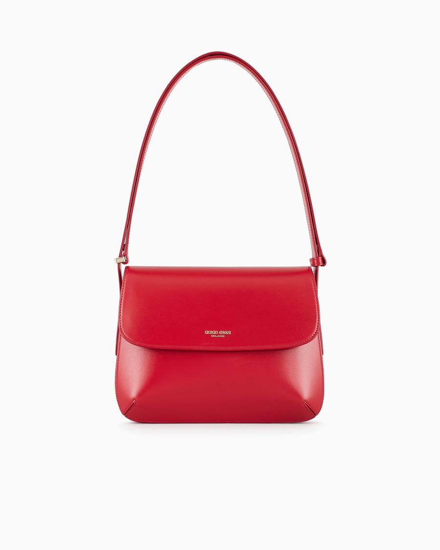 The world of armani BORSA MEDIA LA PRIMA IN PELLE PALMELLATA