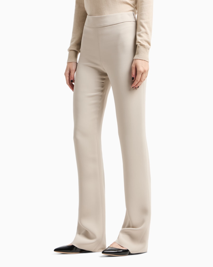 The world of armani PANTALONI AMPI IN SETA Saldi