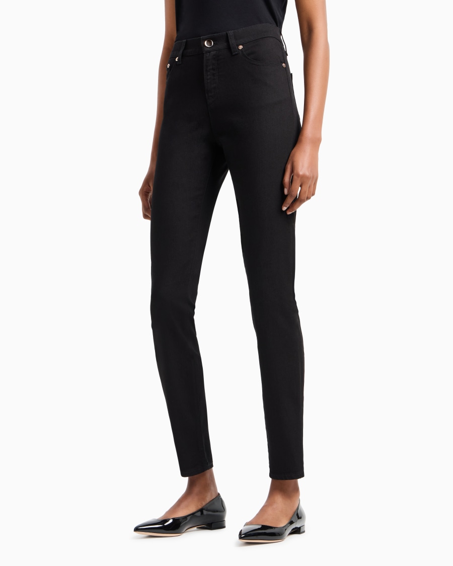 The world of armani PANTALONI 5 TASCHE SLIM FIT IN COTONE STRETCH Offerte